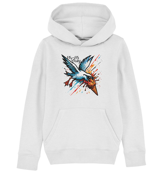 Eis Eis Baby Eisdieb Möwe - Kinder Bio Hoodie
