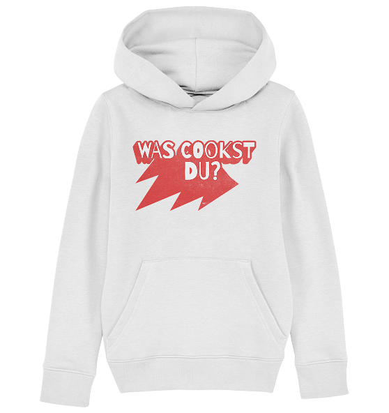 Was cookst du Lustig Kochen - Kinder Bio Hoodie