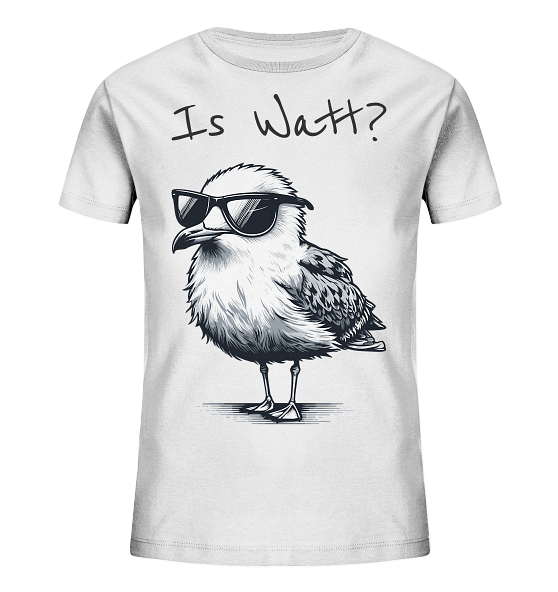 Is Watt Coole Möwe - Kinder Bio Shirt