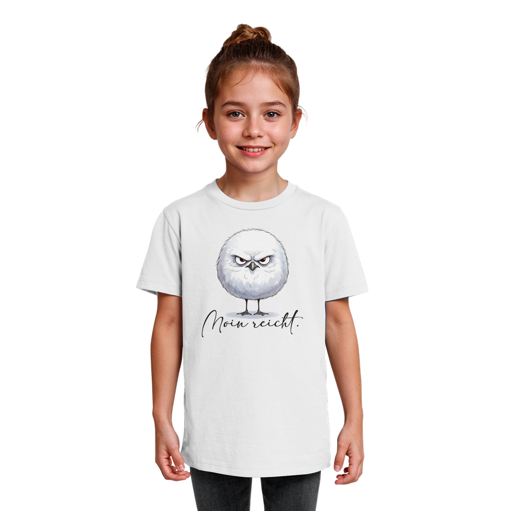 Moin reicht - Grimmige runde Möwe - Kids Organic Shirt