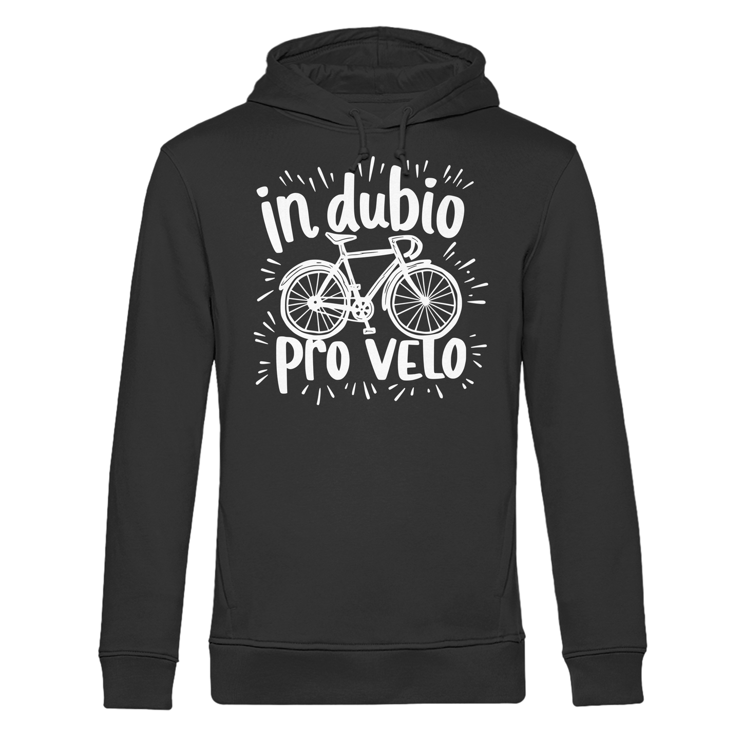 In dubio pro velo Fahrrad Spruch - Herren Bio Hoodie