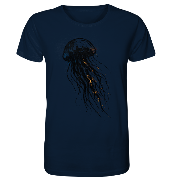 Street Art Qualle - Herren Premium Bio Shirt