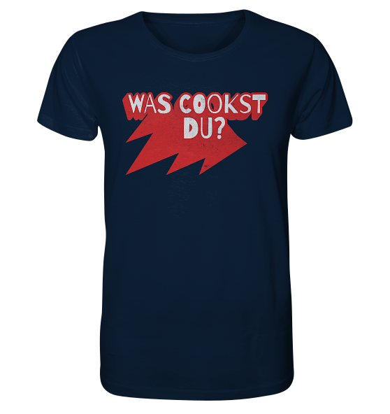 Was cookst du Lustig Kochen - Herren Premium Bio Shirt