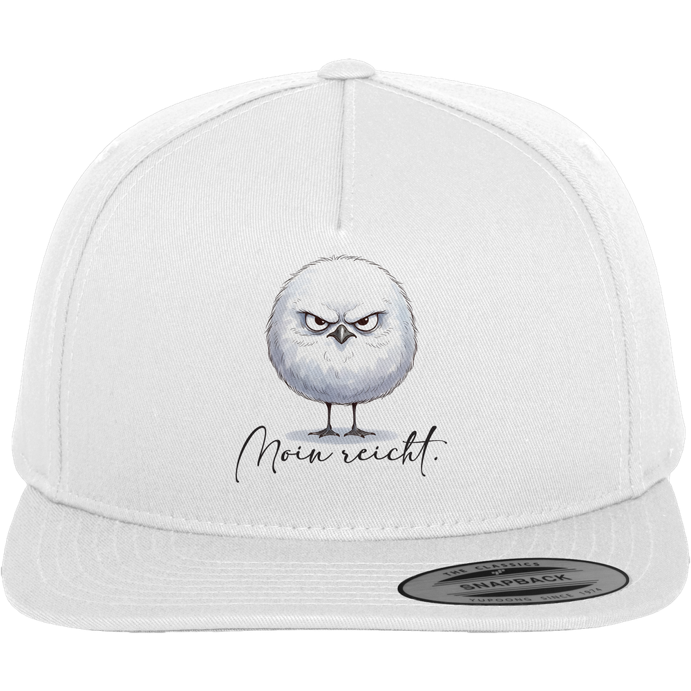 Moin reicht - Grimmige runde Möwe - Premium Snapback