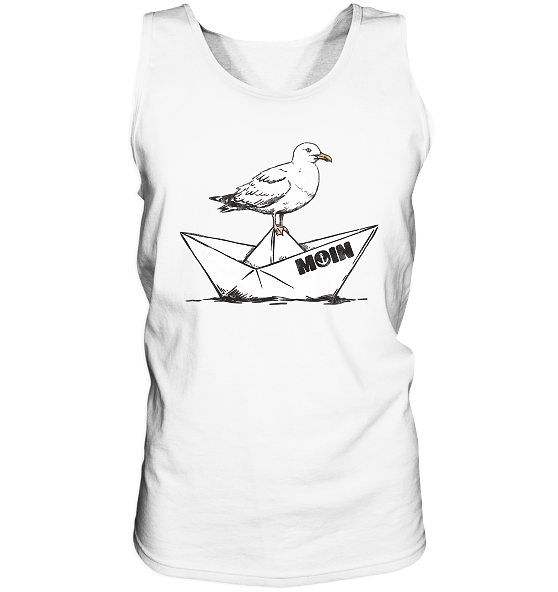 Papierschiff Möwe Moin - Herren Tank-Top