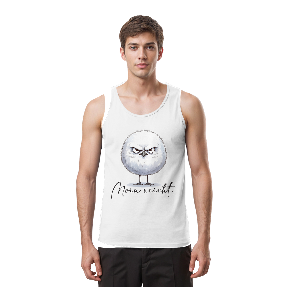 Moin reicht - Grimmige runde Möwe - Tank-Top