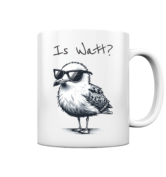 Is Watt Coole Möwe - Tasse glänzend