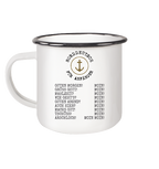 Norddeutsch für Anfänger - Emaille Becher - Kiebitzdelle