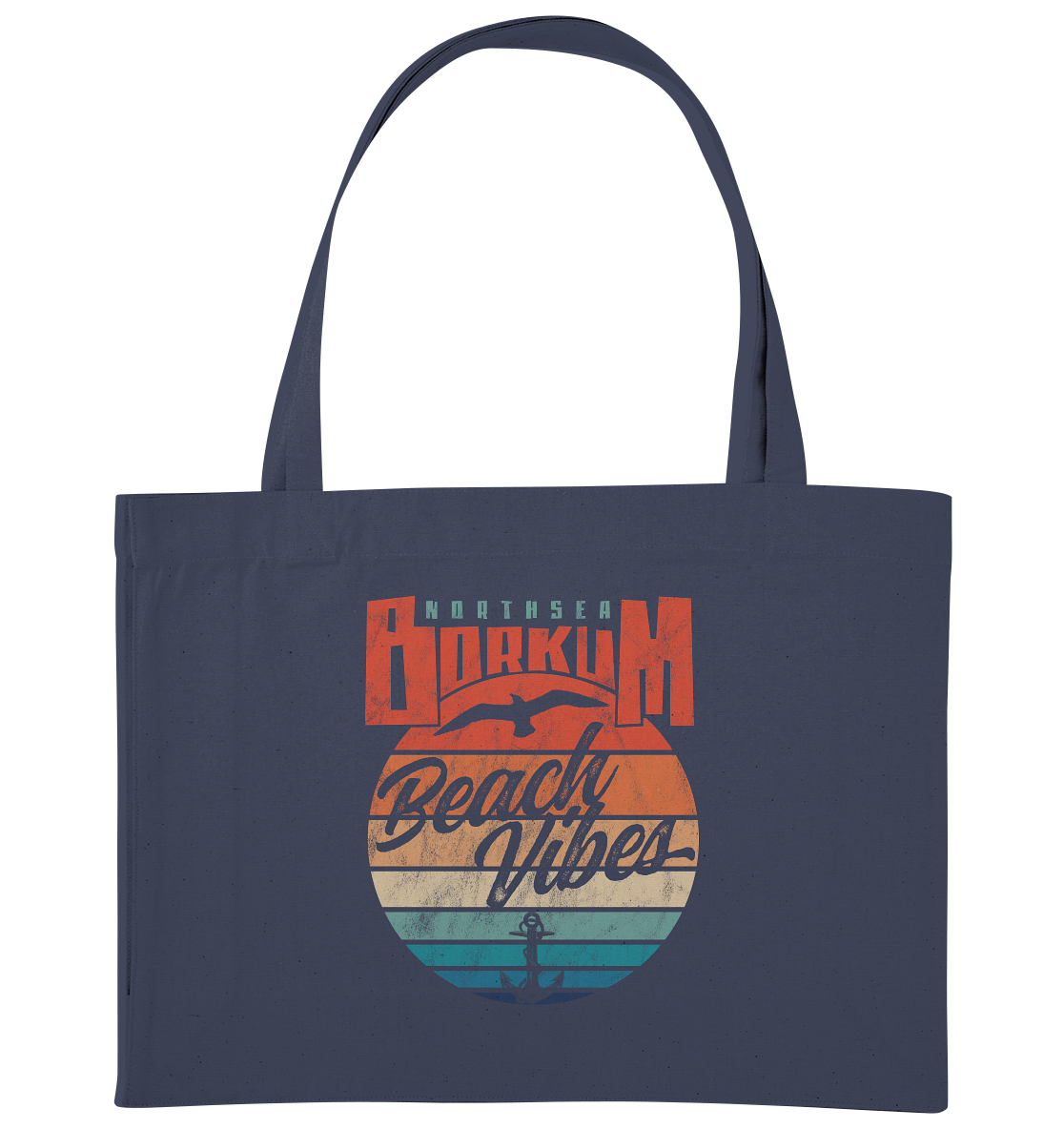 Borkum Beach Vibes - Bio Einkaufstasche