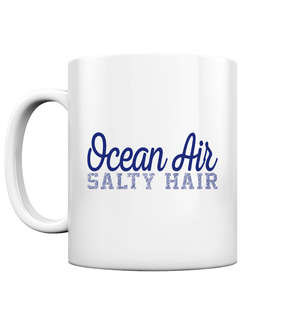 Ocean Air Salty Hair - Tasse glänzend - Kiebitzdelle
