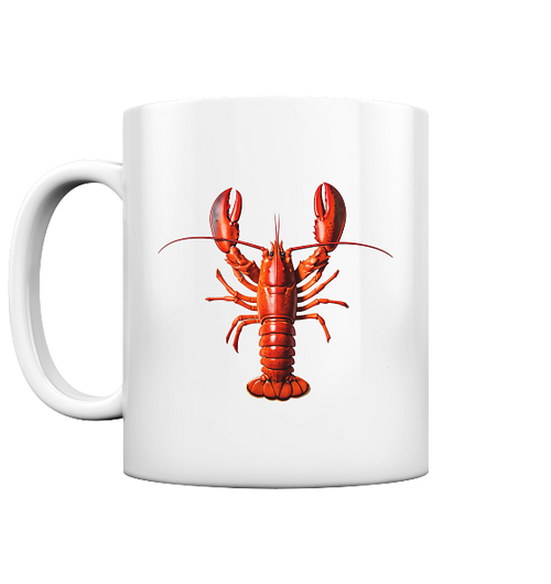 Roter Hummer - Tasse glänzend - Kiebitzdelle