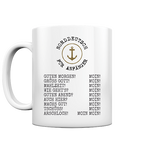 Norddeutsch für Anfänger - Tasse glänzend - Kiebitzdelle