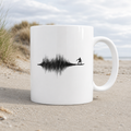Soundwave Schallewelle Surfer Equilizer - Tasse glänzend - White glossy - Küstenmode von Kiebitzdelle