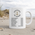 Norddeutsch für Anfänger - Tasse glänzend - White glossy - Küstenmode von Kiebitzdelle