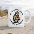 Wattdicht Pinguin Taucher mit lustigem Spruch - Tasse glänzend - White glossy - Küstenmode von Kiebitzdelle