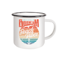 Borkum Beach Vibes - Emaille Becher - Kiebitzdelle