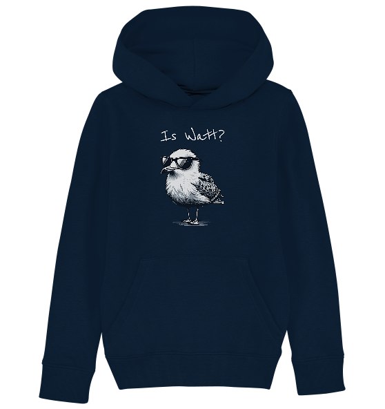 Is Watt Coole Möwe - Kinder Bio Hoodie - Kiebitzdelle