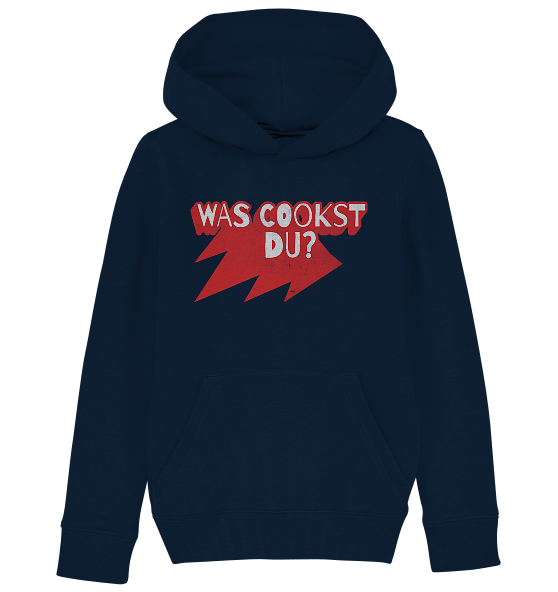 Was cookst du Lustig Kochen - Kinder Bio Hoodie