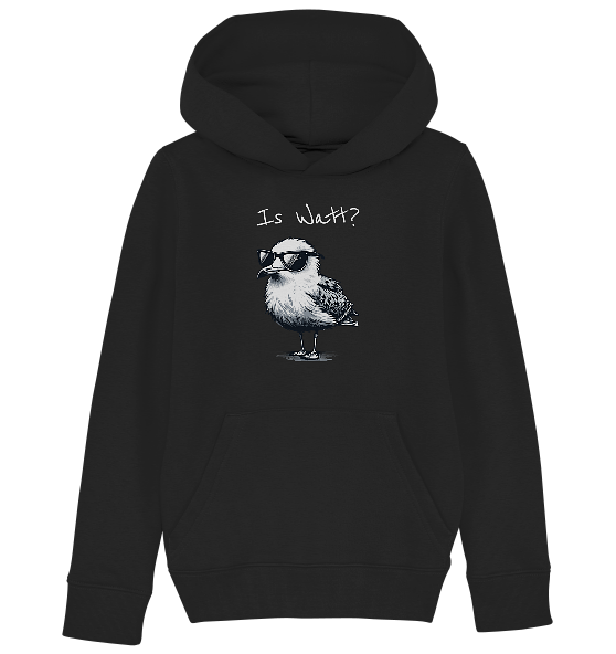 Is Watt Coole Möwe - Kinder Bio Hoodie - Kiebitzdelle