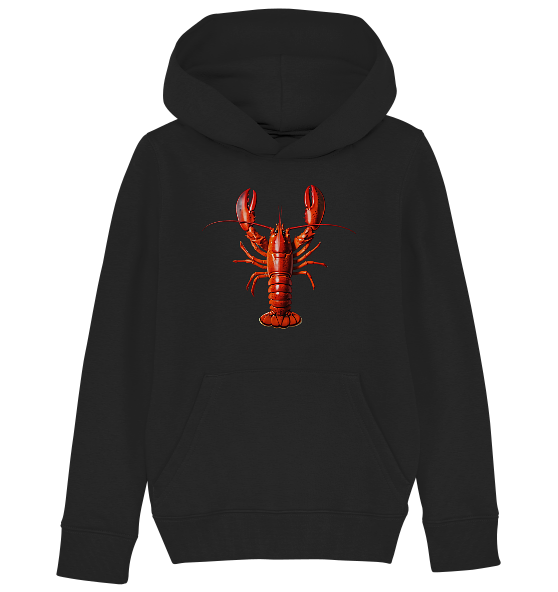 Roter Hummer - Kinder Bio Hoodie - Kiebitzdelle