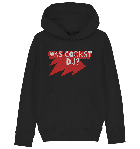 Was cookst du Lustig Kochen - Kinder Bio Hoodie