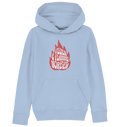 Feuer und Flamme für den Norden - Kinder Bio Hoodie - Kiebitzdelle