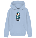 Hipster Pinguin Waddle On - Kinder Bio Hoodie - Kiebitzdelle