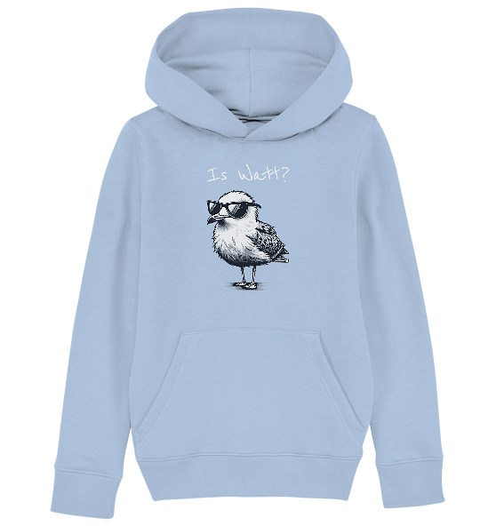 Is Watt Coole Möwe - Kinder Bio Hoodie - Kiebitzdelle