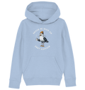 Snack mi nich an erst Koffein Möwe Spruch - Kinder Bio Hoodie - Kiebitzdelle