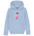Möwe auf Zuckerwatte - Kinder Bio Hoodie - Kiebitzdelle