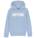 Moin Spruch mit Herz Anker - Kinder Bio Hoodie - Kiebitzdelle
