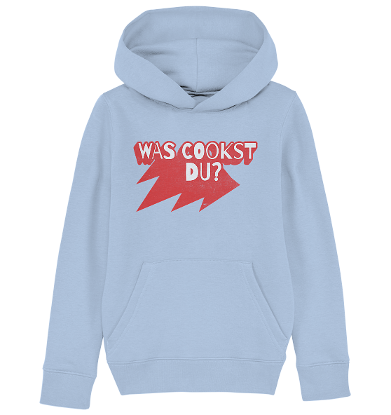 Was cookst du Lustig Kochen - Kinder Bio Hoodie