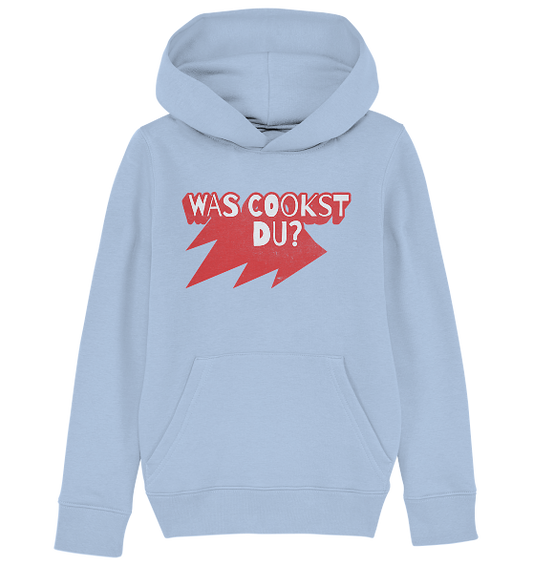 Was cookst du Lustig Kochen - Kinder Bio Hoodie
