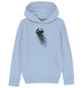 Street Art Qualle - Kinder Bio Hoodie - Kiebitzdelle