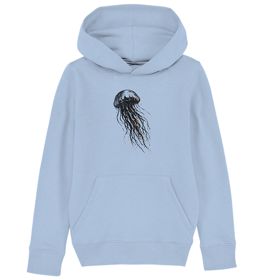 Street Art Qualle - Kinder Bio Hoodie