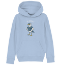 Is Watt Starke Möwe mit lustigem Spruch - Kinder Bio Hoodie - Kiebitzdelle