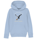 Freche Möwe will Burger statt Krabben - Kinder Bio Hoodie - Kiebitzdelle