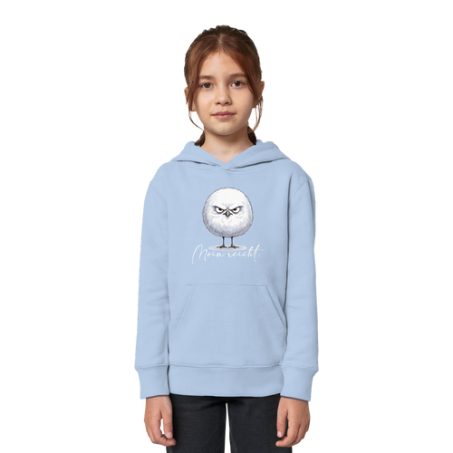 Moin reicht - Grimmige runde Möwe - Kids Organic Hoodie