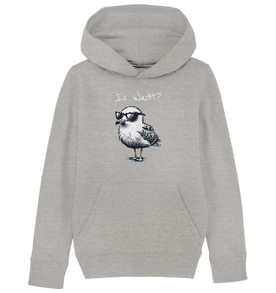 Is Watt Coole Möwe - Kinder Bio Hoodie - Kiebitzdelle