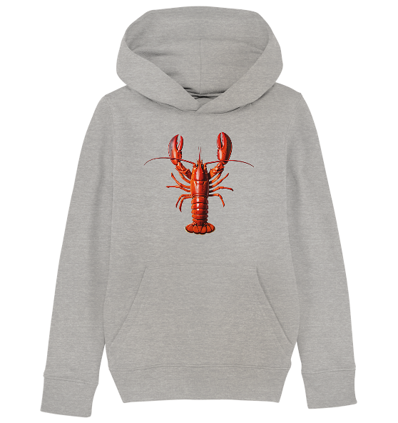 Roter Hummer - Kinder Bio Hoodie - Kiebitzdelle