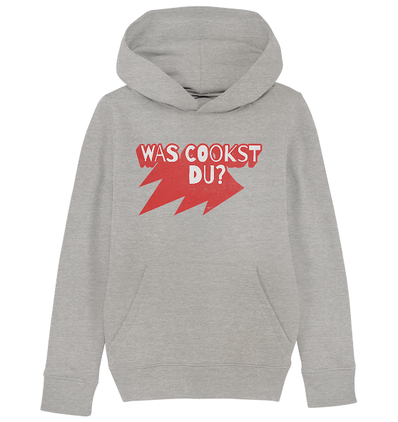 Was cookst du Lustig Kochen - Kinder Bio Hoodie