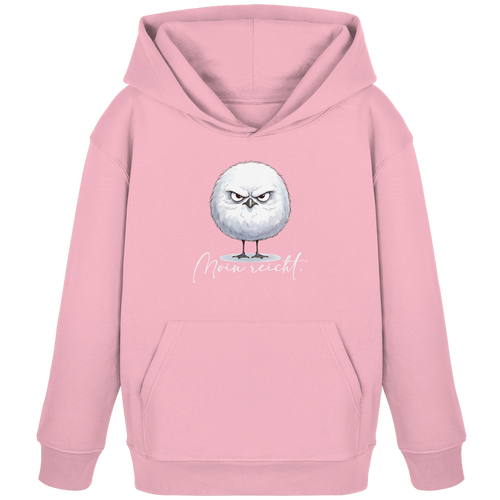 Moin reicht - Grimmige runde Möwe - Kinder Bio Hoodie