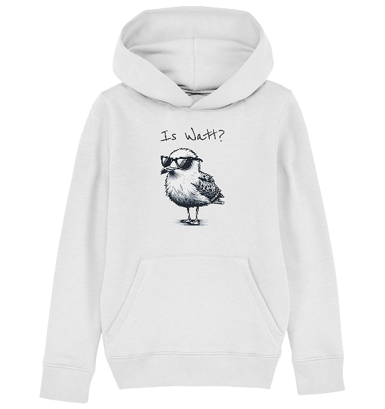 Is Watt Coole Möwe - Kinder Bio Hoodie