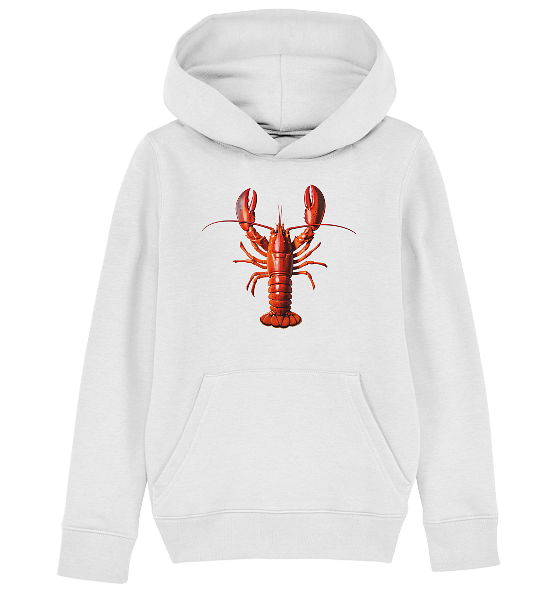 Roter Hummer - Kinder Bio Hoodie - Kiebitzdelle