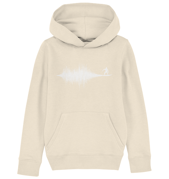 Soundwave Schallewelle Surfer Equilizer - Kinder Bio Hoodie - Kiebitzdelle