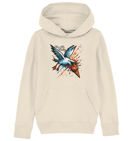 Eis Eis Baby Eisdieb Möwe - Kinder Bio Hoodie - Kiebitzdelle