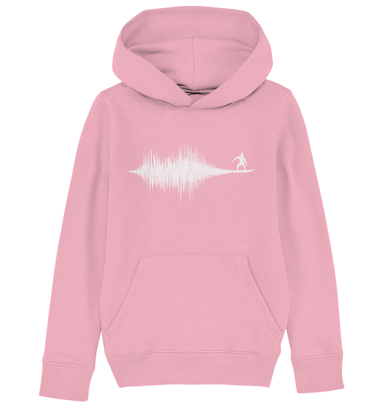 Soundwave Schallewelle Surfer Equilizer - Kinder Bio Hoodie - Kiebitzdelle