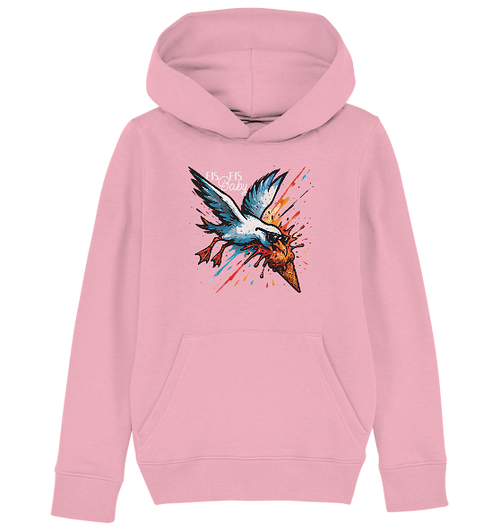 Eis Eis Baby Eisdieb Möwe - Kinder Bio Hoodie - Kiebitzdelle