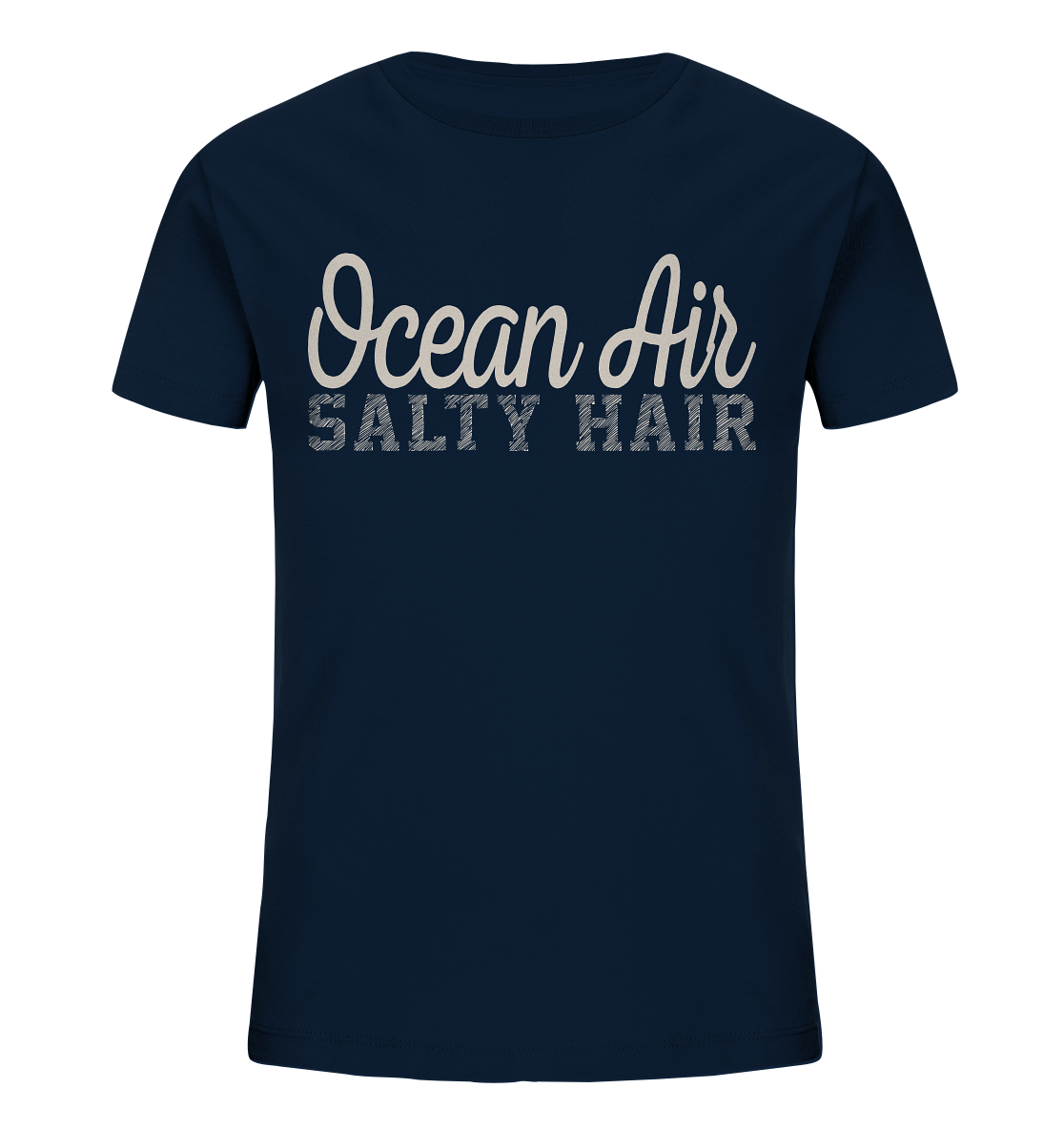 Ocean Air Salty Hair - Kinder Bio Shirt - Kiebitzdelle