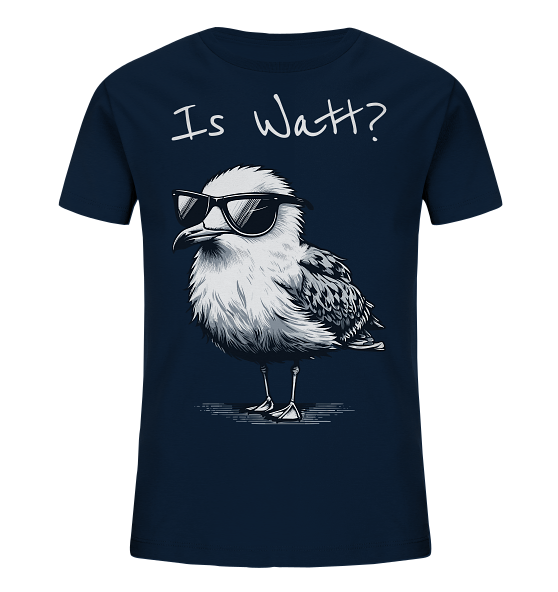 Is Watt Coole Möwe - Kinder Bio Shirt - Kiebitzdelle